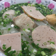 Bún mọc sườn chả