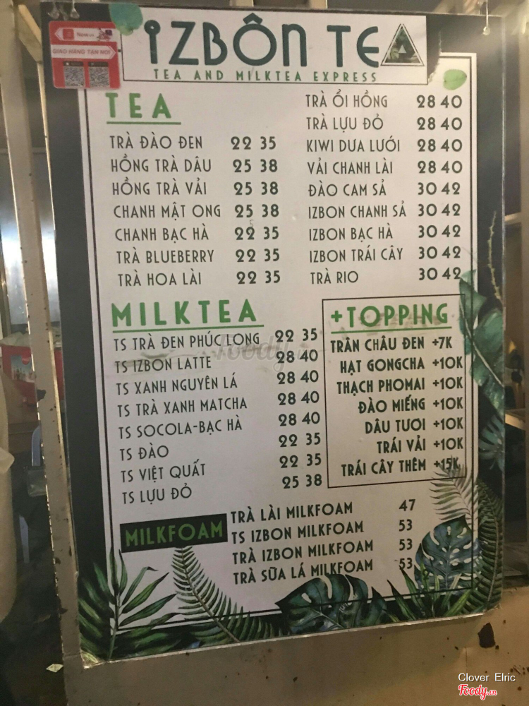 IzBôn Tea ở TP. HCM