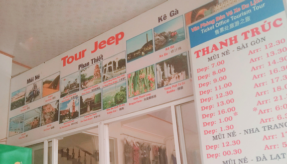 Văn Phòng Bán Vé Xe Tour, Máy Bay, Tour Jeep & Cho Thuê Xe Máy