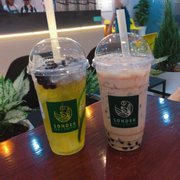 Trà sữa hongkong + trà xanh chanh cam nhài