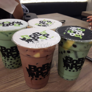 Trà sữa socola + trà sữa matcha