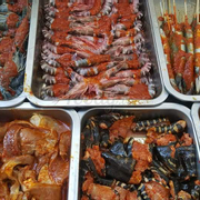 BAMBO buffet nướng Cần Thơ có món hải sản phong phú không?