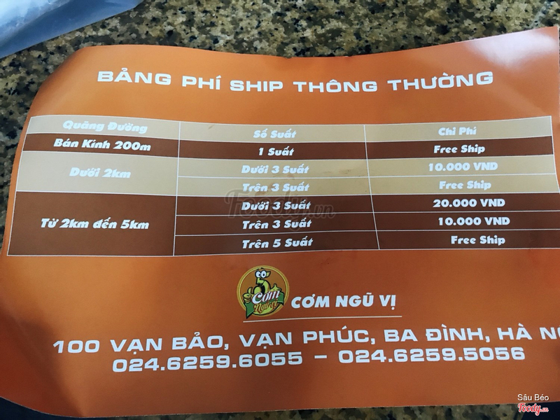 Cơm Ngũ Vị - Vạn Phúc Ở Quận Ba Đình, Hà Nội | Foody.Vn