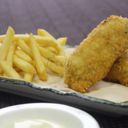 Món fish & chips (75k)