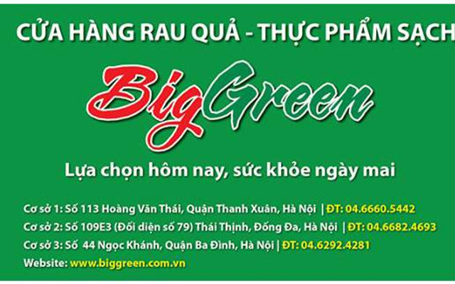 Thực Phẩm Sạch Biggreen - KĐT Linh Đàm