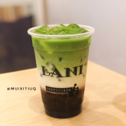 Sữa tươi matcha trân châu đường đen