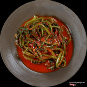 KIM CHI CẢI NGỌT - Yeolmu kimchi (young summer radish leaf kimchi)