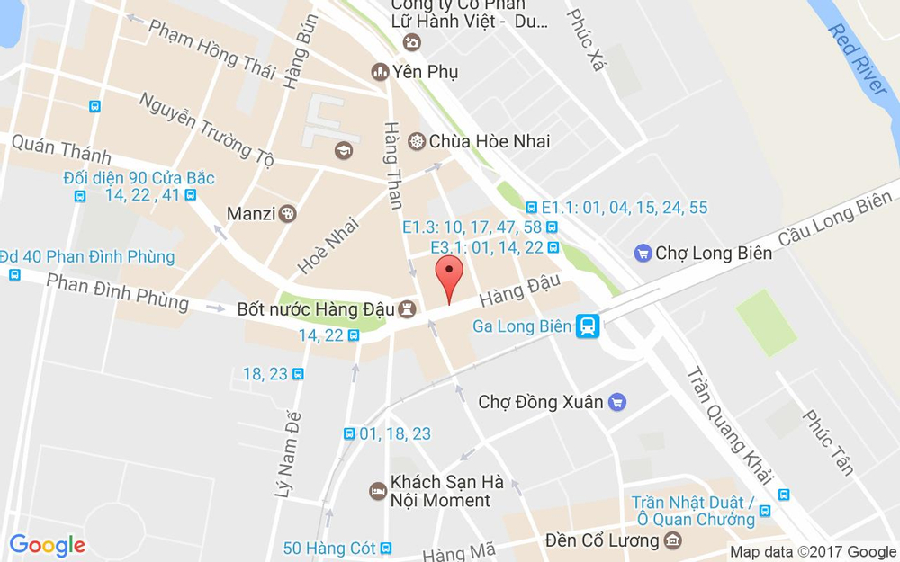 Vị trí bản đồ Hạt Dẻ Bắc Kinh - Hàng Đậu ở Hà Nội
