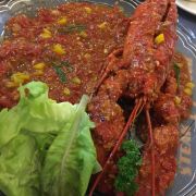 Singaporean chili lobster (alaska)