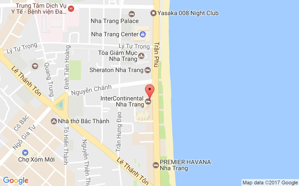 Vị trí bản đồ InterContinental Nha Trang ở Khánh Hoà