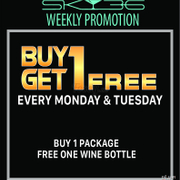 Weekly Promotion  - Buy 1 Get 1 - Every Monday & Tuesday