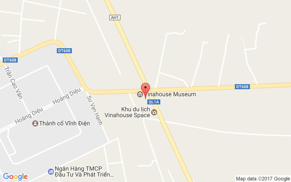 Vị trí bản đồ Khu Du Lịch Vinahouse - Quốc Lộ 1A ở Quảng Nam