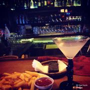 Margarita and French fries