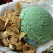 kem xôi dừa trà xanh 18k