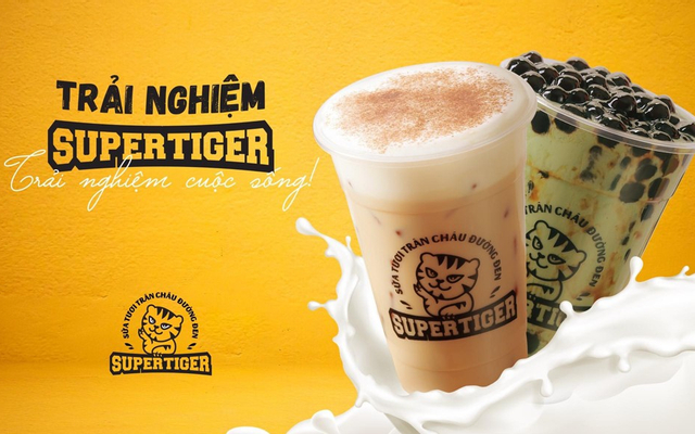 Super Tiger - Sữa Tươi Trân Châu Đường Đen -  Trần Bình