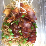 Roasted pork with noodle