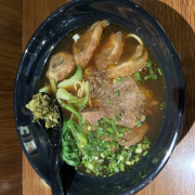 Beef and tendon noodle