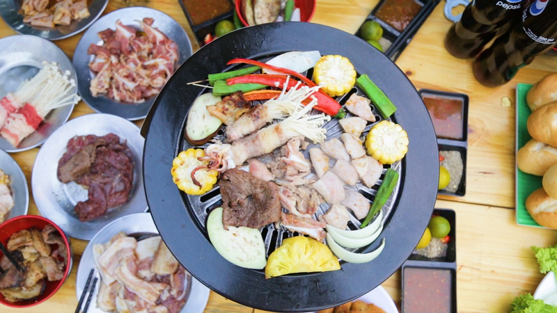 Vác bụng đi ăn "LẨU NƯỚNG THƠM NỨC CHỈ TẦM 80K" mới tinh khu Long Biên
